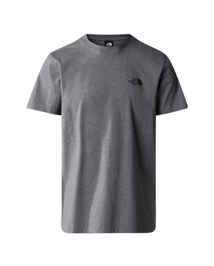 Koszulka męska The North Face M SS SIMPLE DOME TEE NF0A87NGDYY Szara - Sklep online Mastersport