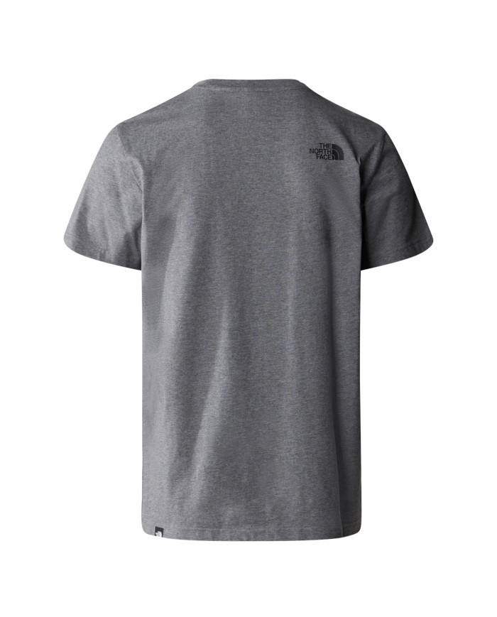 Koszulka męska The North Face M SS SIMPLE DOME TEE NF0A87NGDYY Szara - Sklep online Mastersport