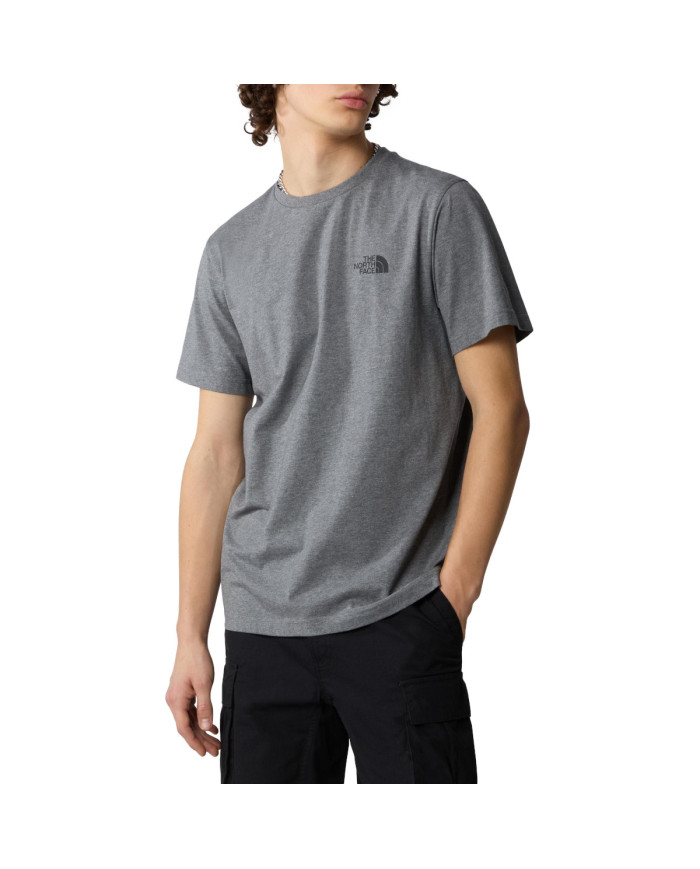 Koszulka męska The North Face M SS SIMPLE DOME TEE NF0A87NGDYY Szara - Sklep online Mastersport