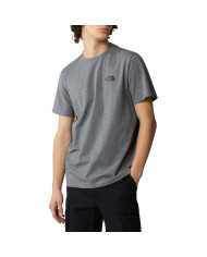 Koszulka męska The North Face M SS SIMPLE DOME TEE NF0A87NGDYY Szara - Sklep online Mastersport