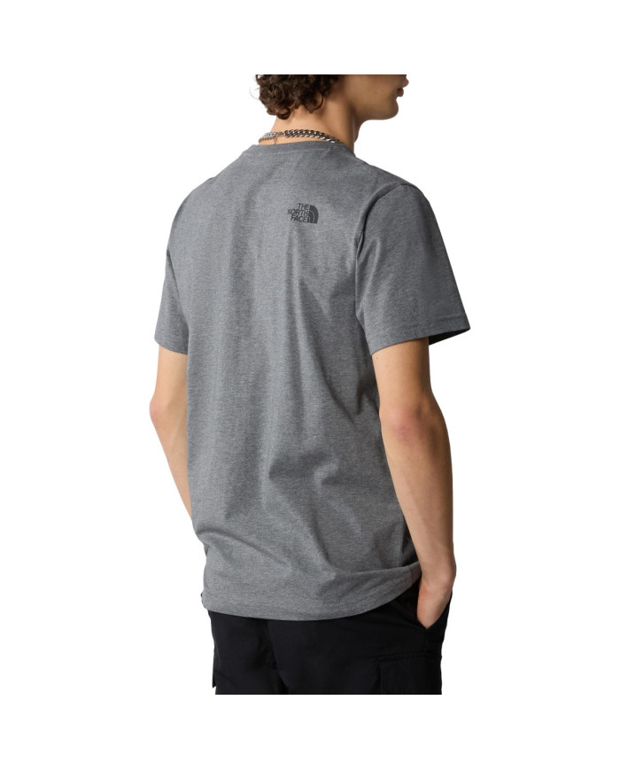 Koszulka męska The North Face M SS SIMPLE DOME TEE NF0A87NGDYY Szara - Sklep online Mastersport
