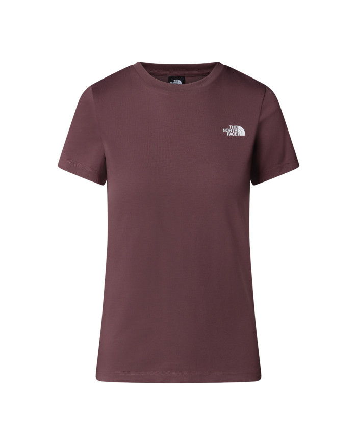 Koszulka damska The North Face W SS SD SLIM TEE NF0A87NHBQ7 Brązowa - Sklep online Mastersport