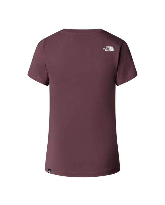 Koszulka damska The North Face W SS SD SLIM TEE NF0A87NHBQ7 Brązowa - Sklep online Mastersport