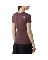 Koszulka damska The North Face W SS SD SLIM TEE NF0A87NHBQ7 Brązowa - Sklep online Mastersport