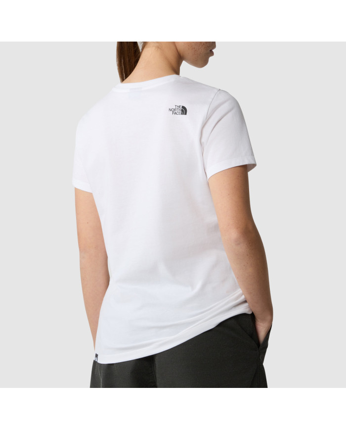 Koszulka damska The North Face W SS SD SLIM TEE NF0A87NHFN4 Biała - Sklep online Mastersport