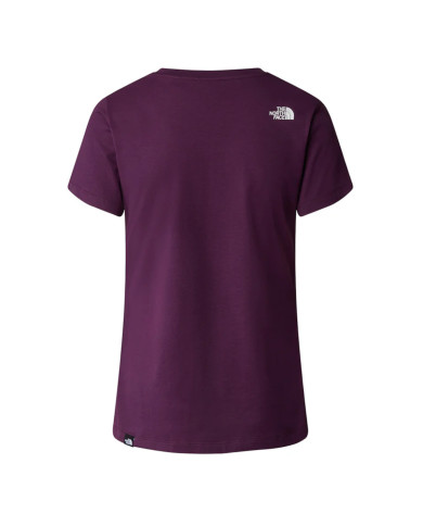 Koszulka damska The North Face W SS SD SLIM TEE NF0A87NHV6V Fioletowa - Sklep online Mastersport