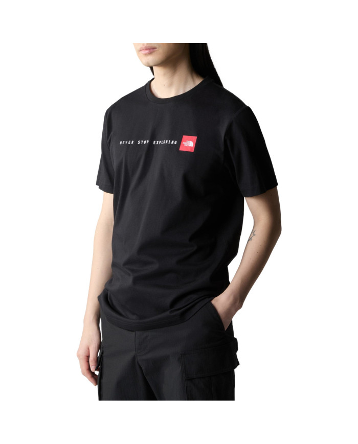 Koszulka męska The North Face M SS NEVER STOP EX TEE NF0A87NSJK3 Czarna - Sklep online Mastersport
