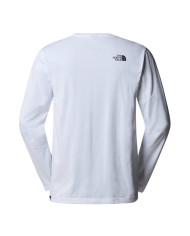 Koszulka męska The North Face M L/S SIMPLE DOME TEE NF0A87QNFN4 Biała - Sklep online Mastersport