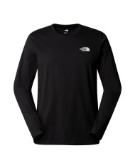 Koszulka męska The North Face M L/S SIMPLE DOME TEE NF0A87QNJK3 Czarna - Sklep online Mastersport