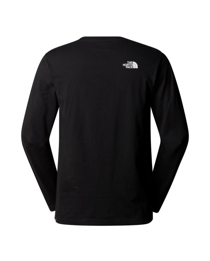 Koszulka męska The North Face M L/S SIMPLE DOME TEE NF0A87QNJK3 Czarna - Sklep online Mastersport