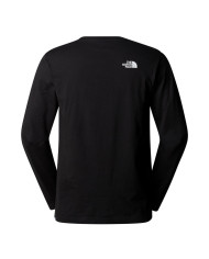Koszulka męska The North Face M L/S SIMPLE DOME TEE NF0A87QNJK3 Czarna - Sklep online Mastersport