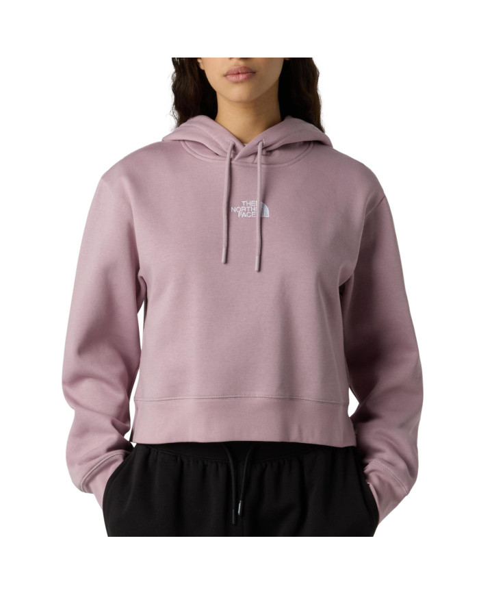 Bluza damska The North Face W ESSENTIAL CROP HOODIE NF0A89EXD2Q Różowa - Sklep online Mastersport