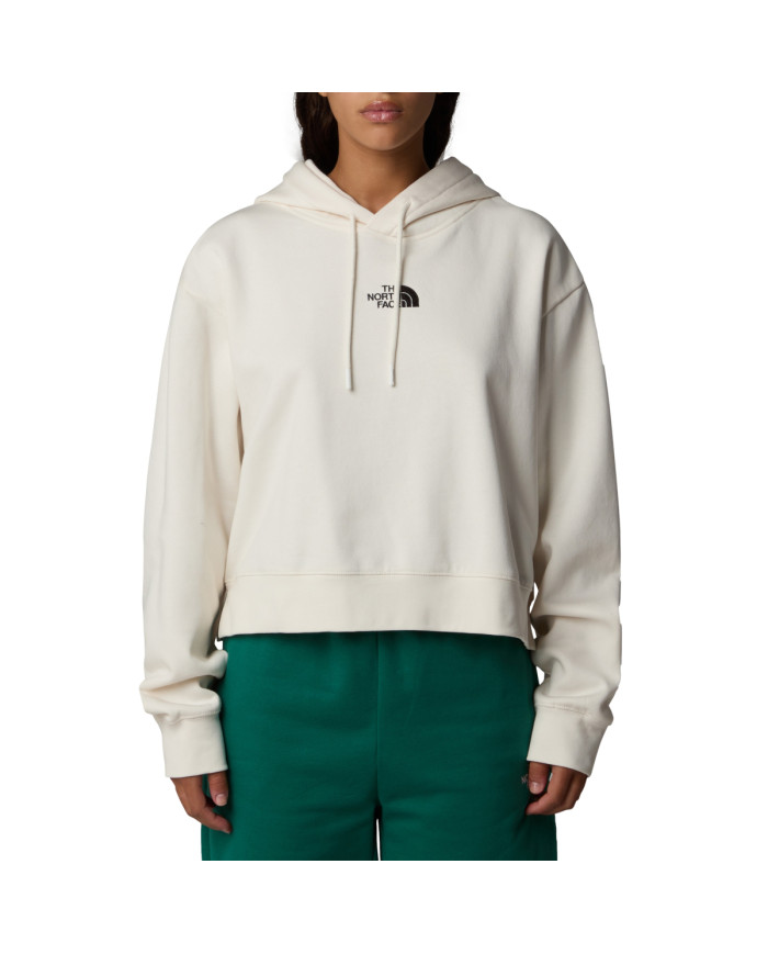Bluza damska The North Face W ESSENTIAL CROP HOODIE NF0A89EXQLI Beżowa - Sklep online Mastersport