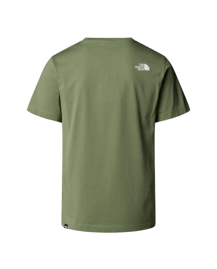 Koszulka męska The North Face M SS EASY TEE NF0A8A6CBO9 Zielona - Sklep online Mastersport