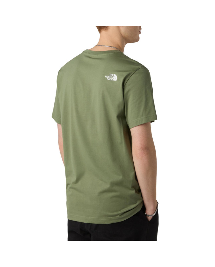 Koszulka męska The North Face M SS EASY TEE NF0A8A6CBO9 Zielona - Sklep online Mastersport