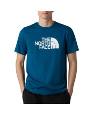 Koszulka męska The North Face M SS EASY TEE MINERAL INK NF0A8A6CBSI Niebieska - Sklep online Mastersport