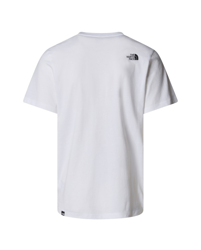 Koszulka męska The North Face M SS EASY TEE TNF WHITE NF0A8A6CFN4 Biała - Sklep online Mastersport