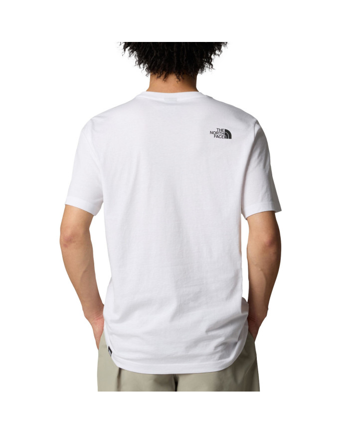 Koszulka męska The North Face M SS EASY TEE TNF WHITE NF0A8A6CFN4 Biała - Sklep online Mastersport