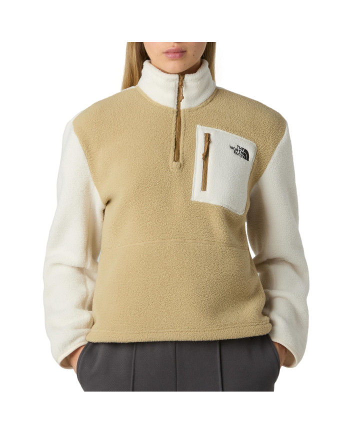 Kurtka damska The North Face W YUMIORI 1/4 ZIP NF0A8E893CG Beżowa - Sklep online Mastersport