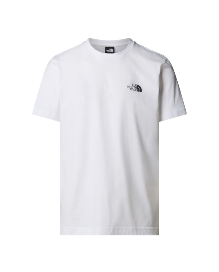 Koszulka męska The North Face M MOUNTAIN SKETCH SS TEE NF0A8EE8FN4 Biała - Sklep online Mastersport