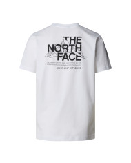 Koszulka męska The North Face M MOUNTAIN SKETCH SS TEE NF0A8EE8FN4 Biała - Sklep online Mastersport