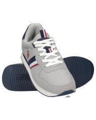 Buty męskie U.S. Polo Assn. POLO NOBIL NOBIL001-LGR Szare - Sklep online Mastersport