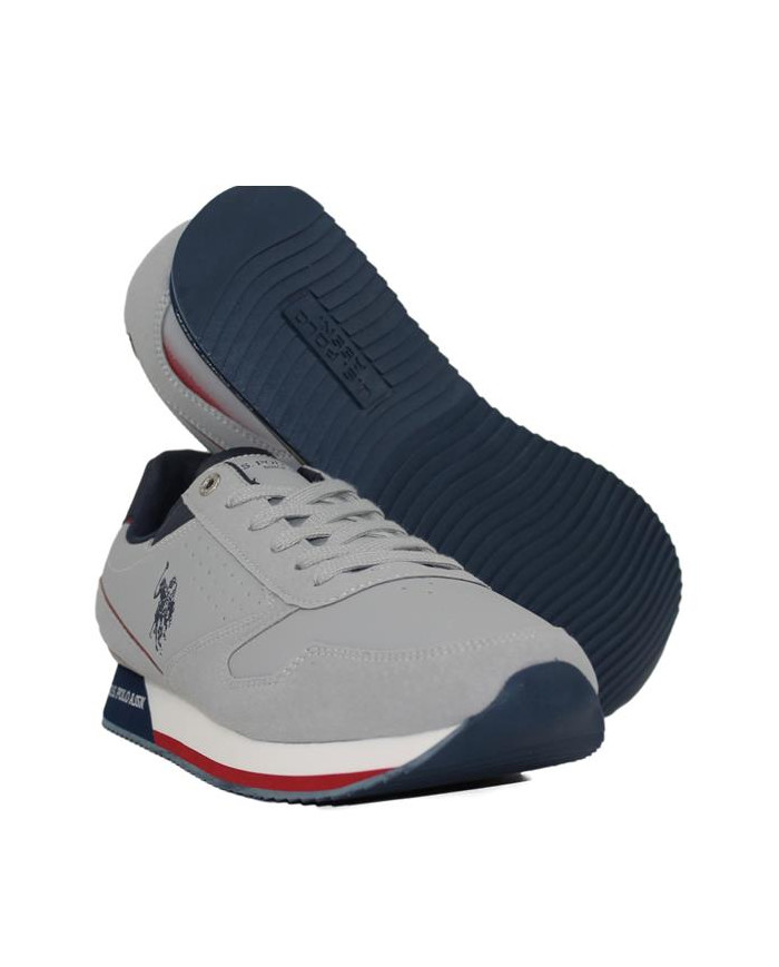 Buty męskie U.S. Polo Assn. POLO NOBIL NOBIL003-LGR Szare - Sklep online Mastersport