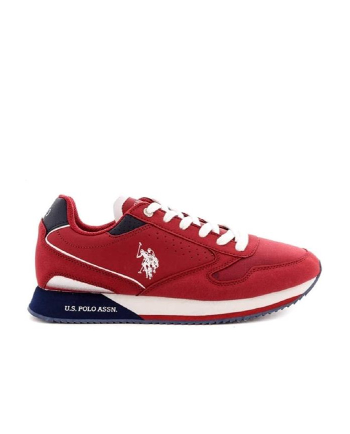 Buty męskie U.S. Polo Assn. POLO NOBIL NOBIL183-RED Czerwone - Sklep online Mastersport