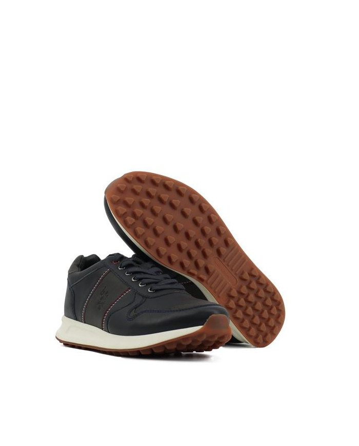 Buty męskie U.S. Polo Assn. US POLO ASSN NOVAK NOVAK001-DBR Niebieskie - Sklep online Mastersport