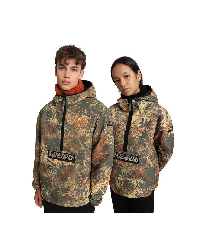 Kurtka męska Napapijri RAINFOREST TAIKA FALL AOP NP0A4FPJF6P1 Zielona - Sklep online Mastersport