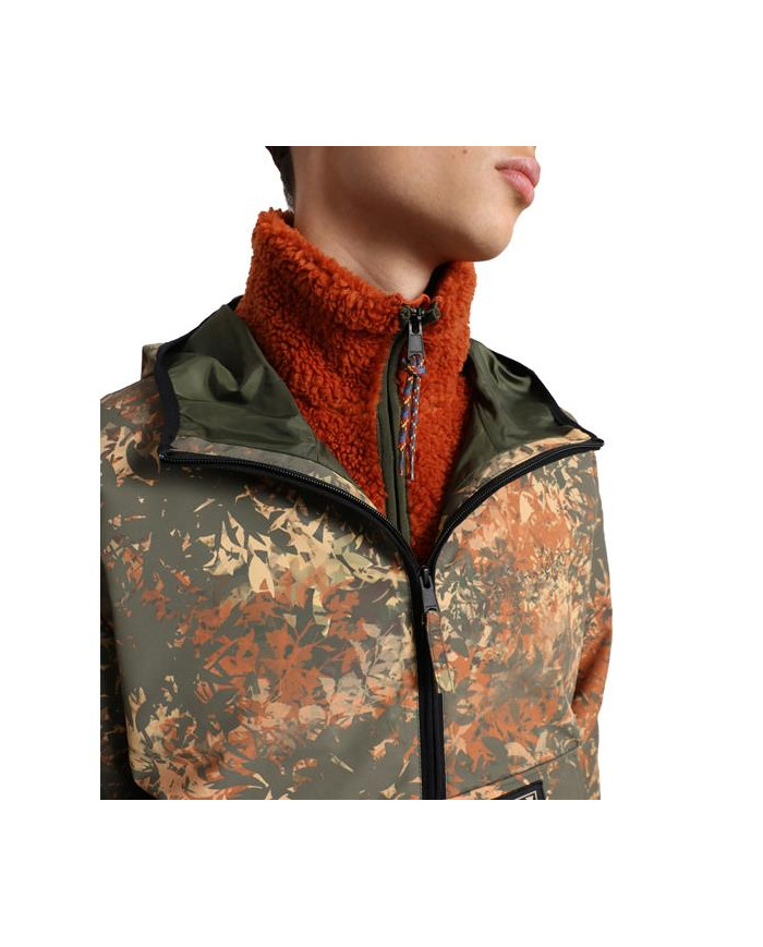 Kurtka męska Napapijri RAINFOREST TAIKA FALL AOP NP0A4FPJF6P1 Zielona - Sklep online Mastersport