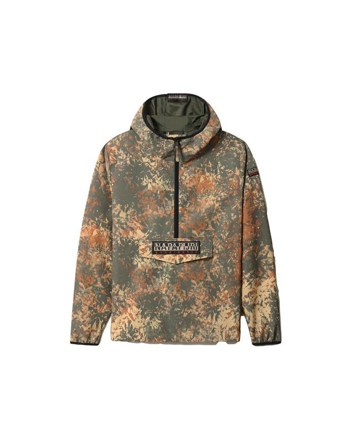 Kurtka męska Napapijri RAINFOREST TAIKA FALL AOP NP0A4FPJF6P1 Zielona - Sklep online Mastersport