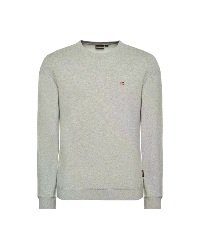 Bluza męska Napapijri BALIS CREW 1 NP0A4FQW160 Szara - Sklep online Mastersport