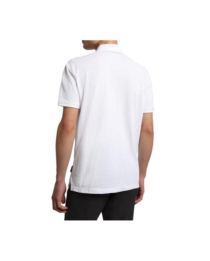 Koszulka męska Napapijri EBEA 1 NP0A4G2M002 Biała - Sklep online Mastersport