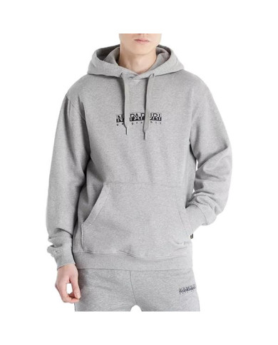 Bluza męska Napapijri B-BOX H S 1 NP0A4GBE160 Szara - Sklep online Mastersport