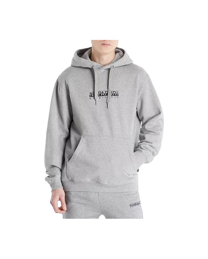 Bluza męska Napapijri B-BOX H S 1 NP0A4GBE160 Szara - Sklep online Mastersport
