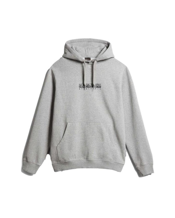 Bluza męska Napapijri B-BOX H S 1 NP0A4GBE160 Szara - Sklep online Mastersport