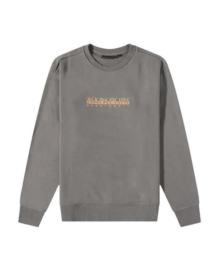 Bluza męska Napapijri B-BOX C S 1 NP0A4GBFH31 Szara - Sklep online Mastersport