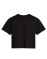 Koszulka damska Napapijri S-BOX W CROP 3 NP0A4GDG041 Czarna - Sklep online Mastersport