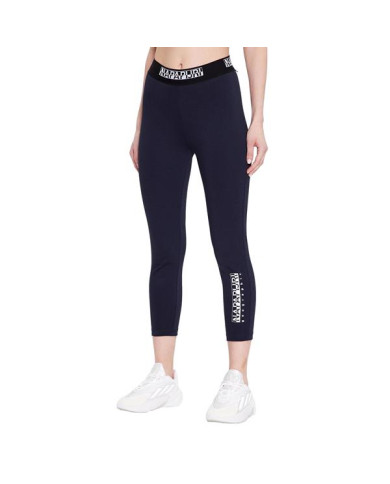Spodnie damskie Napapijri M-BOX LEGGINGS 4 NP0A4GKT176 Niebieskie - Sklep online Mastersport