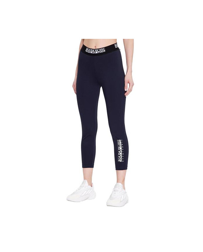 Spodnie damskie Napapijri M-BOX LEGGINGS 4 NP0A4GKT176 Niebieskie - Sklep online Mastersport