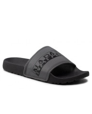 Klapki męskie Napapijri STREAM SLIDE NP0A4GRY041 Czarne - Sklep online Mastersport