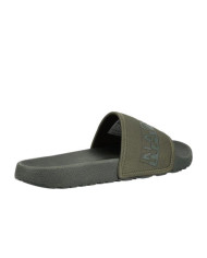 Klapki męskie Napapijri STREAM SLIDE NP0A4GRYGD6 Zielone - Sklep online Mastersport