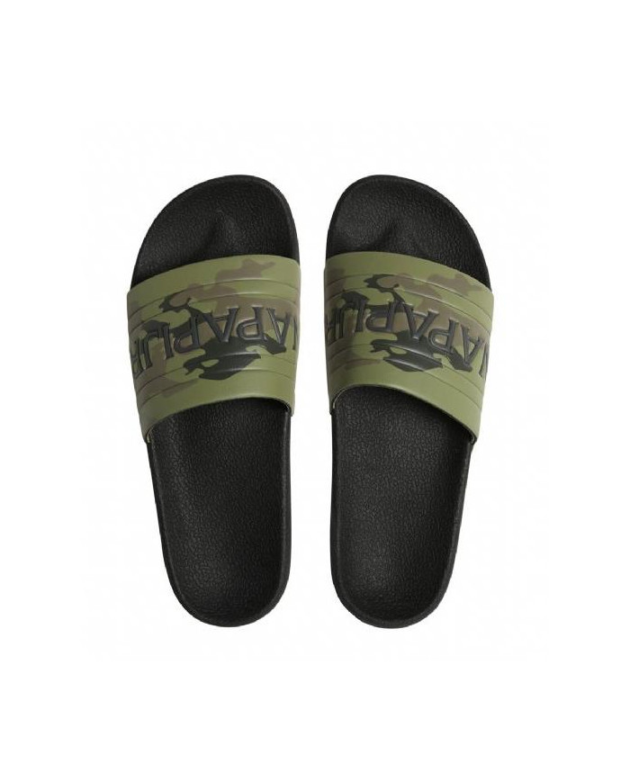 Klapki męskie Napapijri STREAM SLIDE NP0A4GRZFC1 Zielone - Sklep online Mastersport