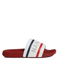 Klapki męskie Napapijri STREAM SLIDE NP0A4GTV02Y Czerwone - Sklep online Mastersport