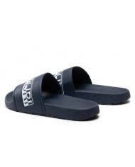 Klapki męskie Napapijri STREAM SLIDE NP0A4GTW176 Niebieskie - Sklep online Mastersport