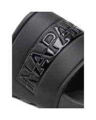 Klapki męskie Napapijri STREAM SLIDE NP0A4GTW7M7 Czarne - Sklep online Mastersport