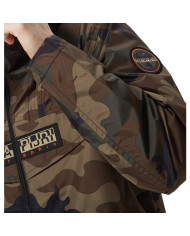 Kurtka męska Napapijri RAINFOREST OP S AOP FANTASY NP0A4H2PF84 Zielona - Sklep online Mastersport