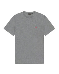 Koszulka męska Napapijri SALIS SS SUM MED GREY NP0A4H8D160 Szara - Sklep online Mastersport