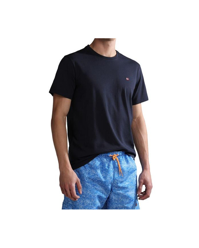 Koszulka męska Napapijri SALIS SS SUM BLUE MARINE NP0A4H8D176 Niebieska - Sklep online Mastersport